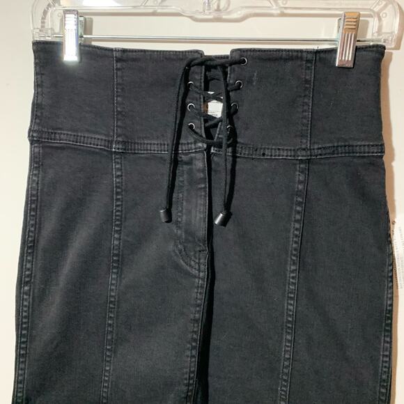 Free People Modern Femme Corset Skirt Sz 0 - Picture 9 of 13